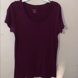 Purple short sleeve top